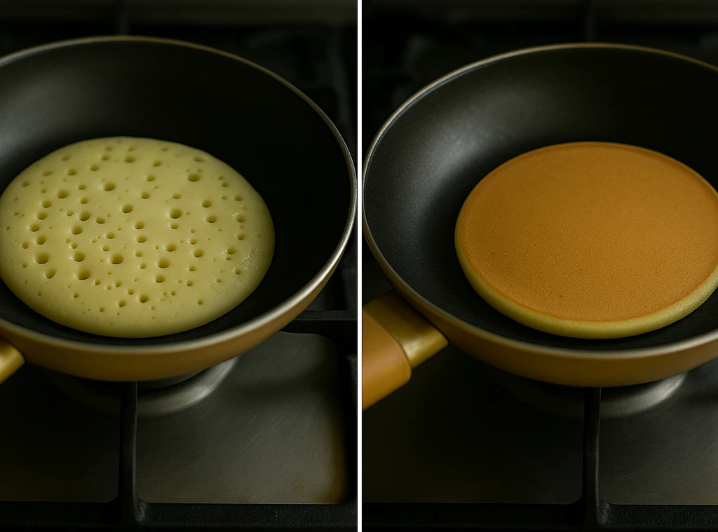 Fluffy Griesmeel Pancakes steps