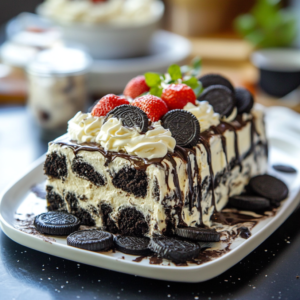 Layered Oreo Ice Cream Cake – A Crowd-Pleaser Dessert