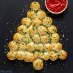 Festive Cheesy Pull Apart Christmas Bread Everyone Will Love