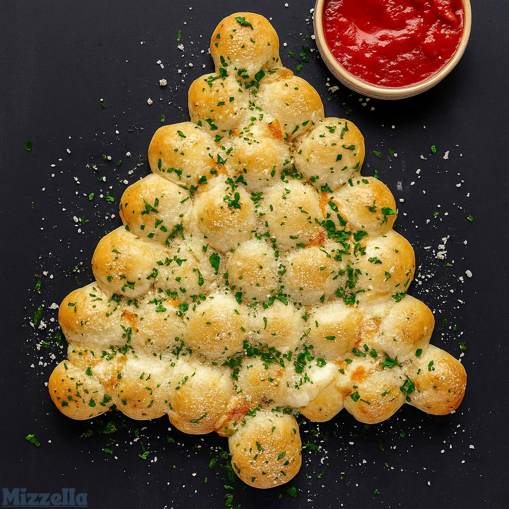 Festive Cheesy Pull Apart Christmas Bread Everyone Will Love